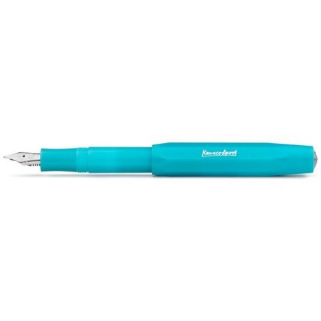 Ручка перьевая Kaweco CLASSIC FROSTED Sport EF 0,5 мм, чернила синие, корпус светло-черничный