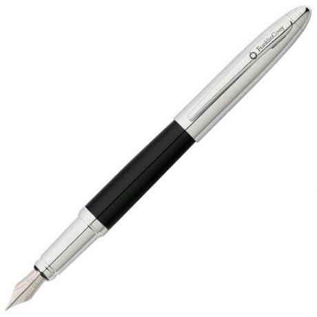 Franklin Covey перьевая ручка Lexington, М, FC0016-1MS, черный цвет чернил, 1 шт.
