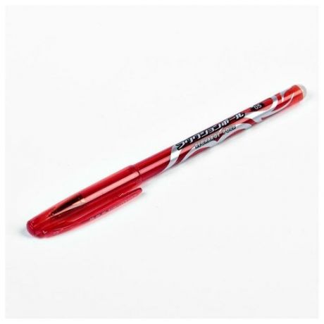 Ручка гелевая пиши-стирай, 0.5 мм, стержень красный, корпус тонированный