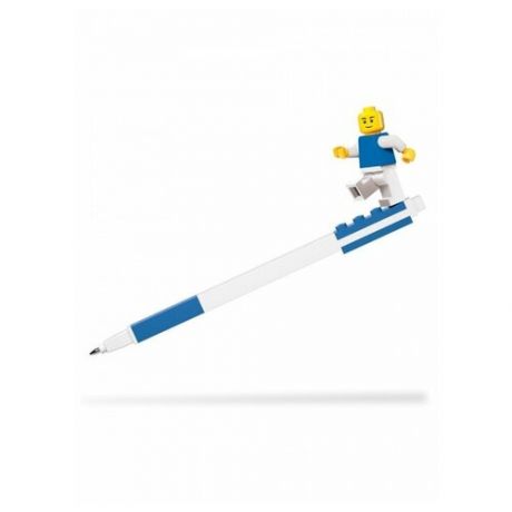 Гелевая ручка с минифигуркой LEGO Classic, цвет чернил: синий
