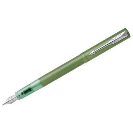 Ручка перьевая Parker "Vector XL Green" синяя, 0,8мм, в подарочной упаковке.
