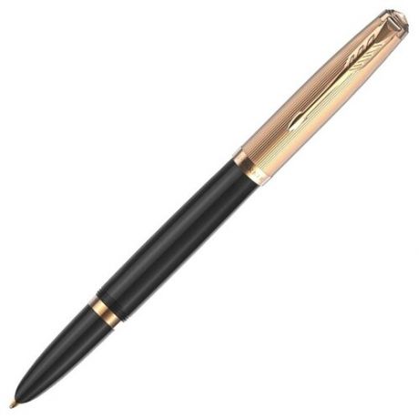 Parker 2123511 Ручка перьевая 51 Premium, Black GT (Перо F)