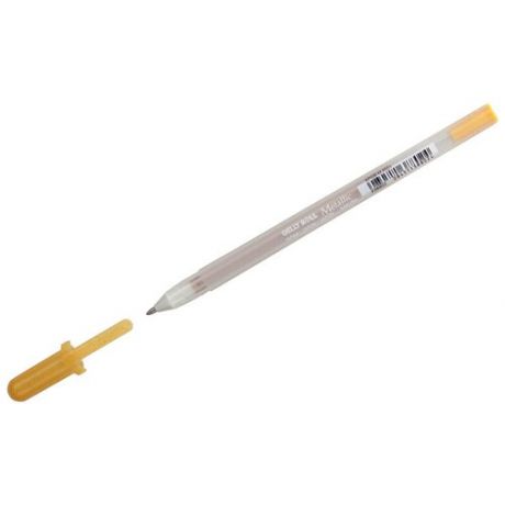 Ручка гелевая Sakura Gelly Roll Metallic (0.4мм, золотистый металлик) (XPGB-M#551)