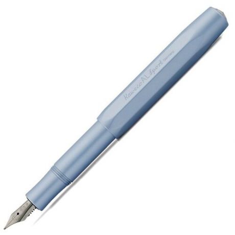 Перьевая ручка Kaweco Ручка перьевая KAWECO AL Sport M 0.9мм, голубой