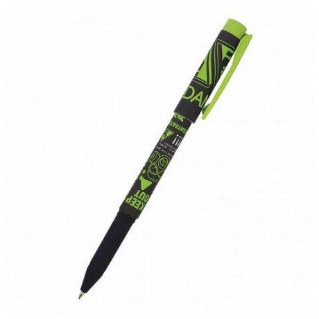 Ручка "FreshWrite. Опасность! Едкое вещество" шариковая 0.7 ММ, синяя