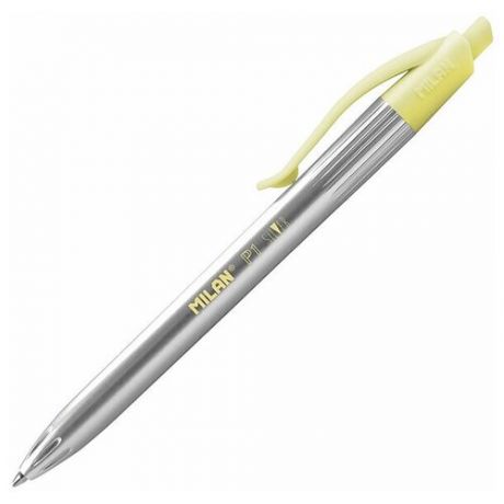 Шариковая ручка MILAN Silver (желтый)