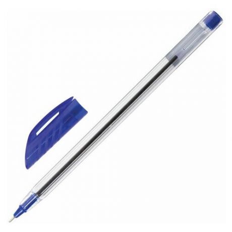 Ручка шариковая Юнландия "Классная" (0.35мм, синий цвет чернил, масляная основа, прозрачный корпус) 50шт. (143531)