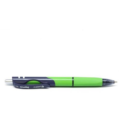 LAMARK645 Авт/ручка шар. Imperia зеленый корпус, с рез. держателем, синяя 0,7мм, 12 шт