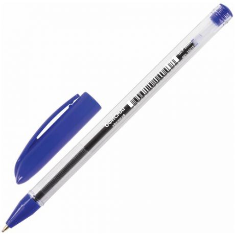 ОфисМаг Ручка шариковая масляная OBP248, 142151, синий цвет чернил, 1 шт.