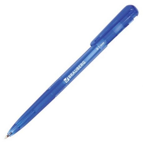 BRAUBERG Ручка шариковая Dialog, 0.7 мм (141509), синий цвет чернил, 1 шт.