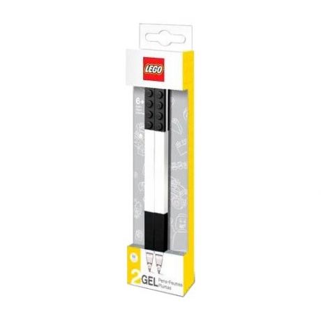 LEGO набор гелевых ручек 51505, черный цвет чернил, 2 шт.