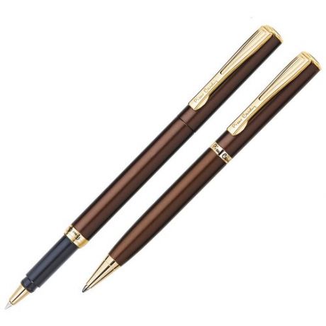 Pierre Cardin набор подарочный шариковая ручка+ручка-роллер, PC0866BP/RP, синий цвет чернил, 2 шт.