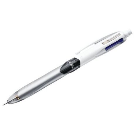 BIC Ручка шариковая 3+1HB, 3 цвета + механический карандаш, 0.32 мм (942104), 1 шт.