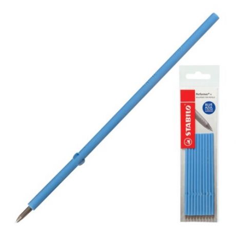Стержень для шариковой ручки STABILO Performer+ 0.3 мм (10 шт.) синий
