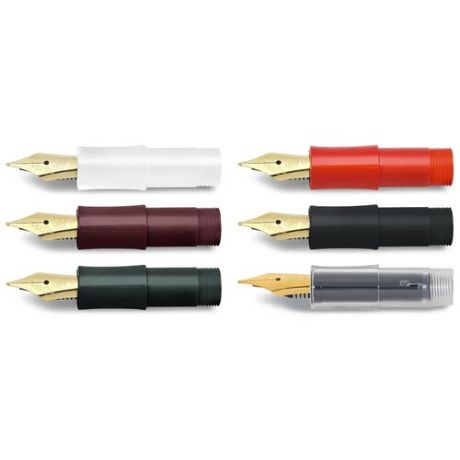 Пишущий узел для перьевой ручки Kaweco, CLASSIC M - 0,9 мм, зеленый/золотой