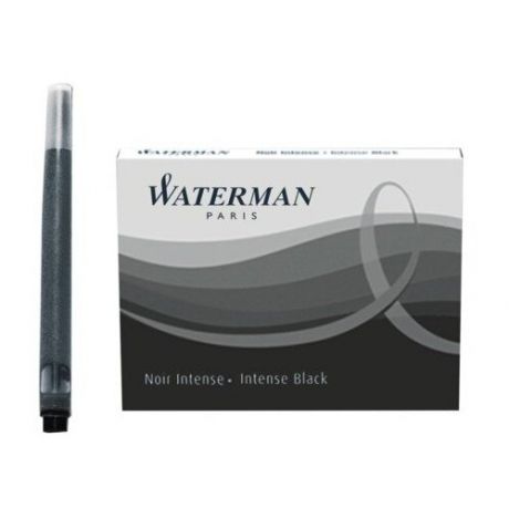 Картриджи чернильные WATERMAN, комплект 8 штук, черные, S0110850