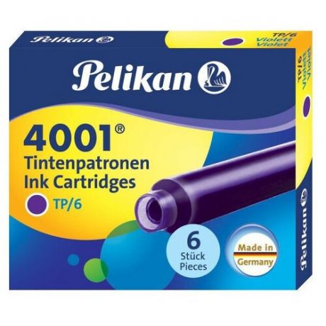 Pelikan Чернила (картридж), фиолетовые, 6 шт в упаковке (301697)