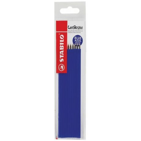 Стержень для шариковой ручки Stabilo LeftRight синий толщина линии 0.3 мм, 280984