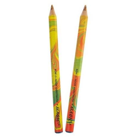 Набор 2 штуки карандаш с многоцветным грифелем Magic, утолщённый