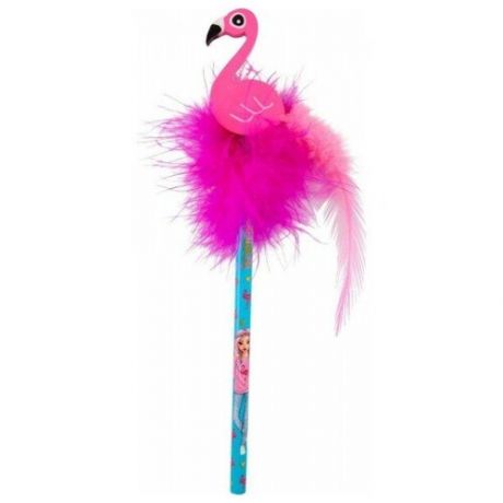 Карандаш простой с ластиком Фламинго TOPModel Flamingo