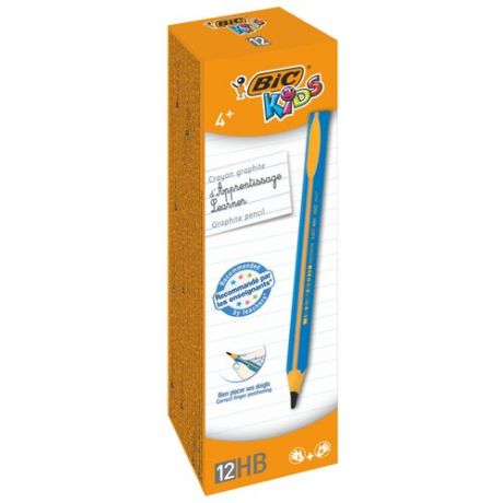 BIC Набор чернографитных карандашей Kids Blue 12 шт (919262)