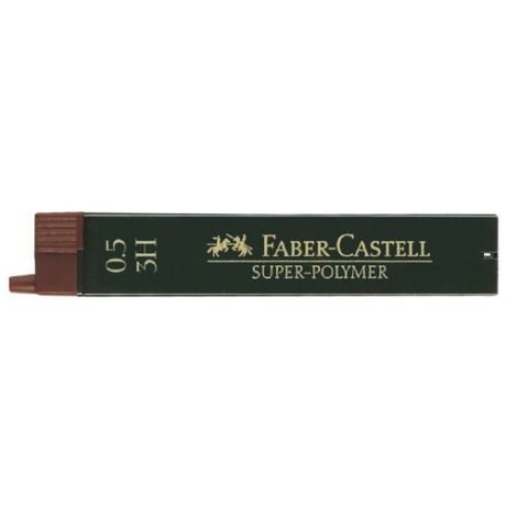 Faber-Castell Грифели для механических карандашей 3H, 0,5 мм, 12 шт. 120513