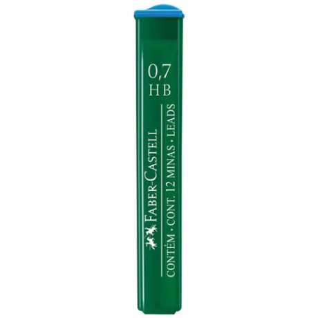 Faber-Castell Грифели для механических карандашей HB, 0.7 мм, 12 шт. 521700