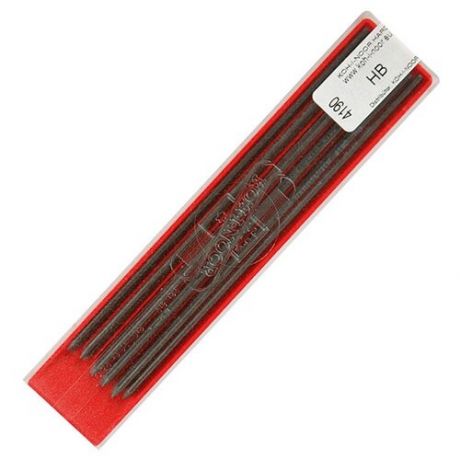 Грифели для цангового карандаша KOH-I-NOOR, комплект 12 шт., НВ, 2 мм, 41900HB013PK
