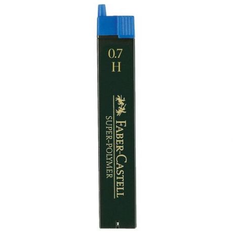 Faber-Castell Грифели для механических карандашей Super-Polymer H, 0.7 мм, 12 шт