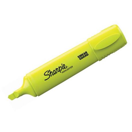 Текстовыделитель Sharpie "Fluo XL" желтый, скошенный, 0,75-5мм