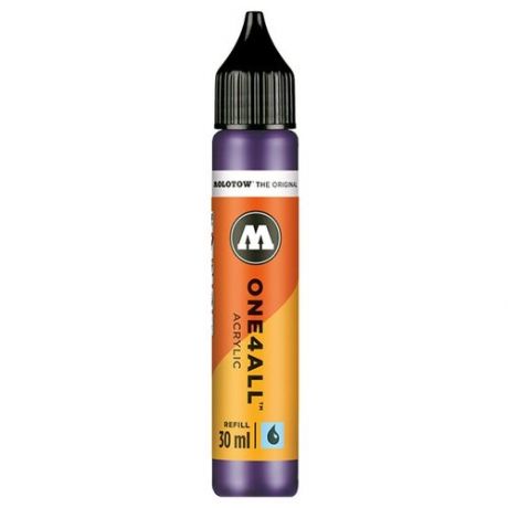 Акриловая заправка Molotow One4All 30 мл 693043 (043) цвет темно-фиолетовый violet dark