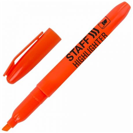 Текстовыделитель STAFF "Manager", комплект 200 шт., оранжевый, линия 1-3 мм, 151240