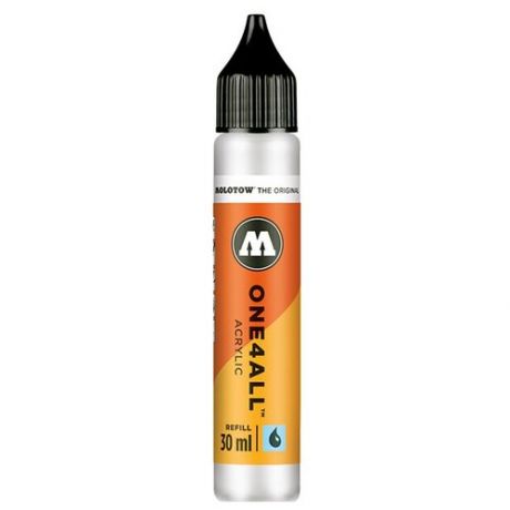 Акриловая заправка Molotow One4All 30 мл 693160 (160) цвет белый signal white