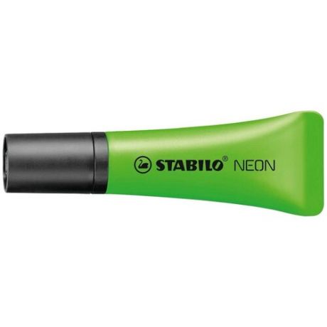Текстовыделитель STABILO "Neon", зеленый, линия 2-5 мм, 72/33
