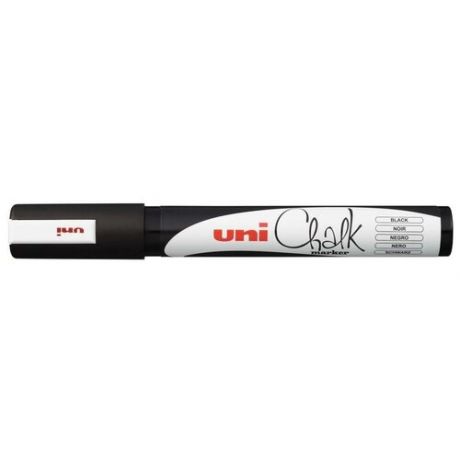 Uni Mitsubishi Pencil Маркер меловой Chalk (PWE-5M), серебристый