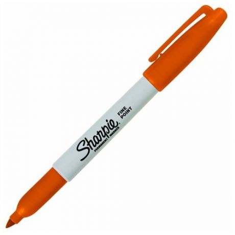 Маркер перманентный оранжевый SHARPIE "Fine", круглый наконечник, 1 мм, 2025036