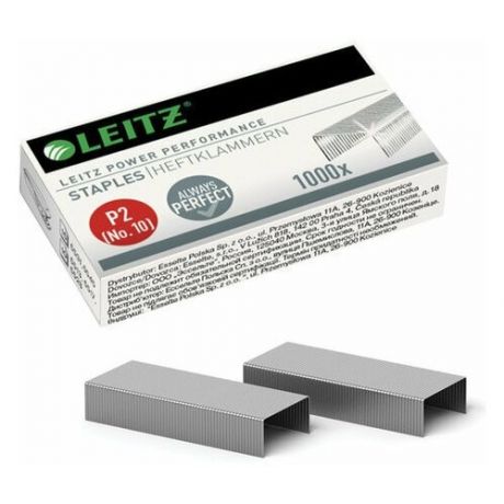 Скобы для степлера LEITZ "Power Performance P2" № 10, 1000 шт до 10 листов, 55770000