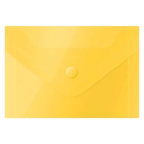 OfficeSpace Папка-конверт на кнопке А7, пластик 150 мкм, 20 шт, зелeный