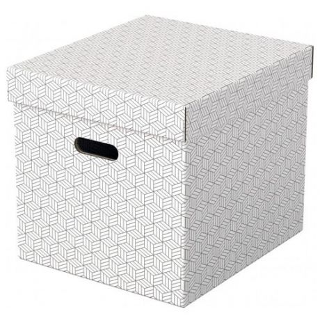 Короб для хранения Esselte 628288 Куб сборный 320x315x365мм белый картон (упак.:3шт)