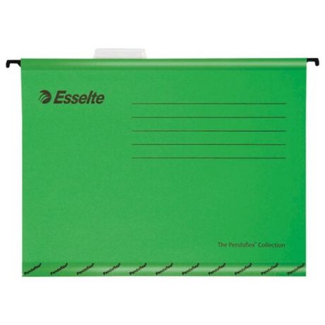 Подвесная папка Esselte Pendaflex Plus Foolscap, 240*412мм, картон, 210г/м2, зеленая ( Артикул 163610 )