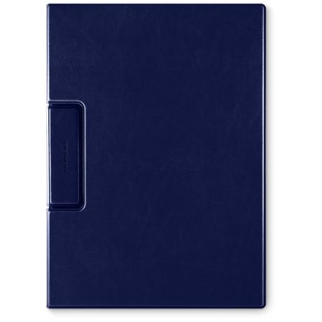 Flexpocket Папка-планшет с магнитным держателем А4, экокожа Classic, темно-синий