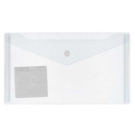 Папка-конверт с кнопкой Expert Complete Classic travel, 180 мкр, 12 шт, прозрачная