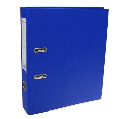 Папка-регистратор А4, 50 мм, Lamark, полипропилен, металическая окантовка, карман на корешок, синяя