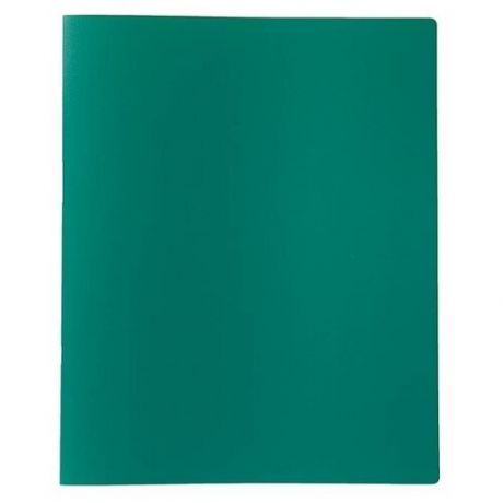 Папка на 4 кольцах А4 пластиковая, 25 мм, 500 мкм, Calligrata, песок, зелёная