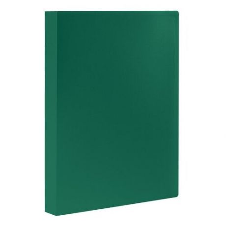 Папка 100 вкладышей STAFF, комплект 8 шт., зеленая, 0.7 мм, 225715