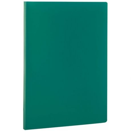 Папка с пластиковым скоросшивателем STAFF, комплект 25 шт., зеленая, до 100 листов, 0.5 мм, 229228