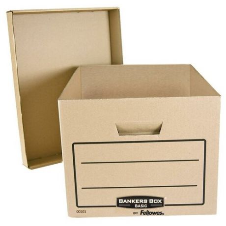 Архивный короб Fellowes Bankers Box "Basic", 335x445x270, гофрокартон, FS-00101