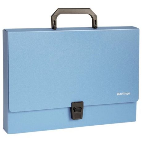 Berlingo Папка-портфель Standard A4, пластик, 1000 мкм, синий