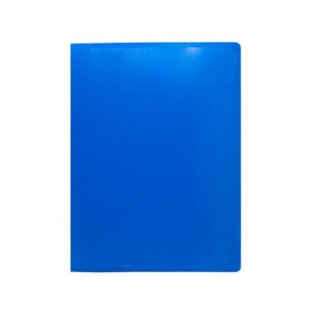 Папка с метал. пруж. скоросш. Buro - ECB04PBLUE A4 пластик 0.5мм синий