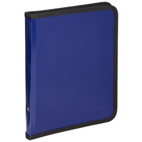 Папка-конверт на молнии Attache A5 синяя 0.7 мм, 1107842